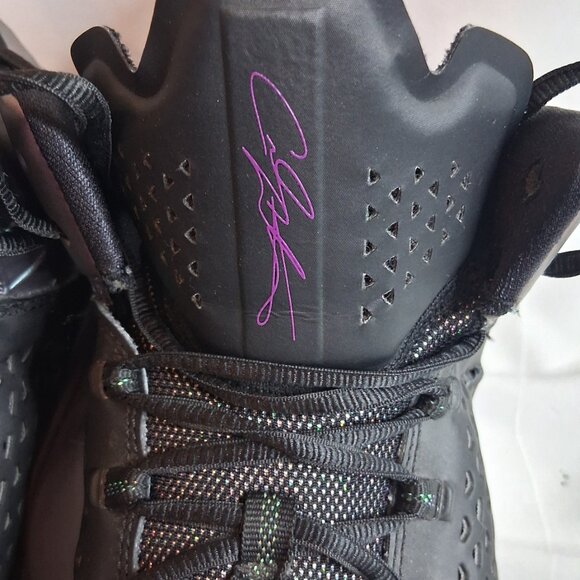 Jordon Melo 11 High-top Black and Turquoise Sneaker Size 11 - Picture 5 of 11